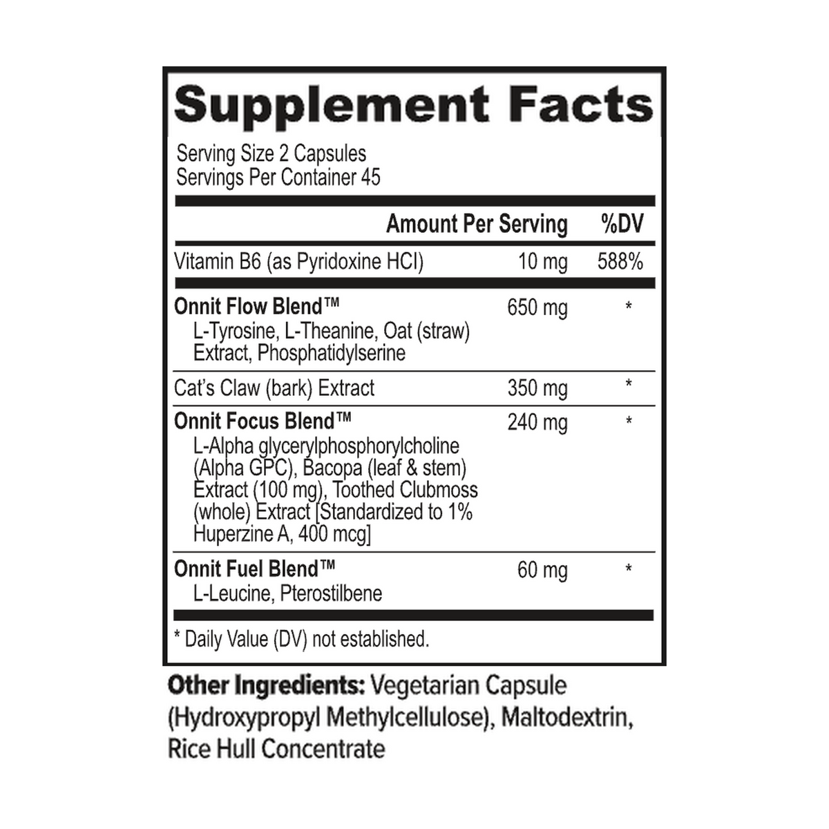 Alpha Brain Nootropic Brain Supplement for Focus & Memory, 90 Count