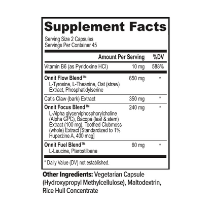 Alpha Brain Nootropic Brain Supplement for Focus & Memory, 90 Count